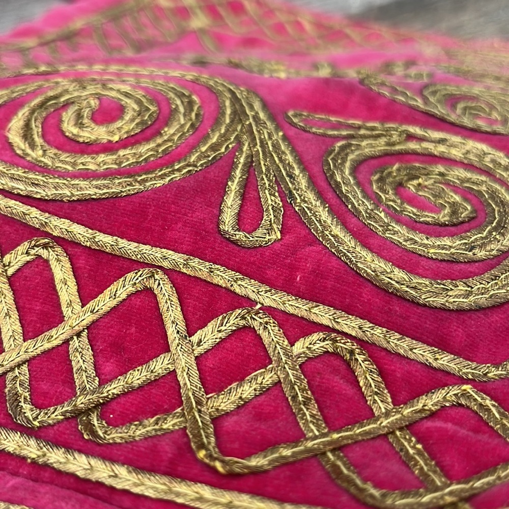 Vintage Bohemian Velvet Bag - Picture 7 of 8